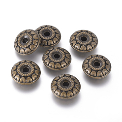 Bronze Antique Ccb perles en plastique, disque, bronze antique, 18x6.5mm, Trou: 4mm
