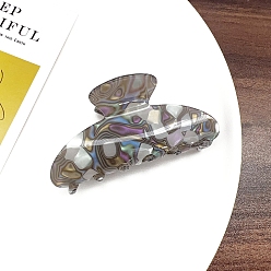 Серый Заколки для волос в форме когтей из ацетата целлюлозы, аксессуары для волос для женщин и девочек, серые, 90x42 мм