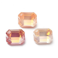 (52) Непрозрачная лаванда Гальваническое покрытие k 9 стекло горный хрусталь, точка назад и задняя пластина, граненые, прямоугольные, разноцветные, 10x8x4 мм