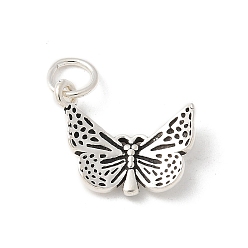 Античное Серебро S925 кулон из стерлингового серебра, античное серебро, 12x14x2.8 мм