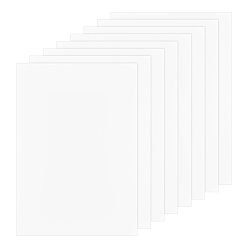 White 8 Sheets PVC Frame Protective Film Sheets, White, 298x210x0.5mm