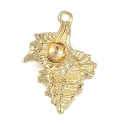 Другие Подвески из сплава серии Ocean, золотые, раковина, 31.5x22x5 мм, отверстие : 1.9 мм