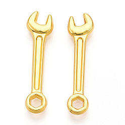 Настоящее золото 18K Подвески из сплава , плоскогубцы, без кадмия и без свинца, реальный 18 k позолоченный, 24x6x2 мм, отверстие : 2 мм