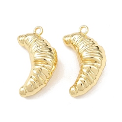 Золотой Подвески из сплава , круассан, стойки покрытие, без кадмия и без свинца, золотые, 39x26x15 мм, отверстие : 2.5 мм