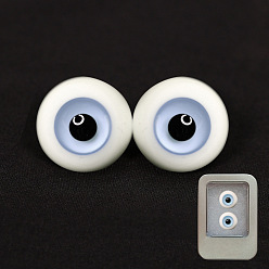 Светлый Стально-синий Стеклянный кукольный глаз, мягкая игрушка глаз, с коробкой, для поделок куклы игрушки кукольные плюшевые животные изготовление, светло-стальной синий, 14 мм