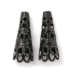 Черный Ионное покрытие (IP) полый 304 шариковый конус из нержавеющей стали, чёрные, 22x9 мм, отверстие : 3 мм, внутренний диаметр: 18.5 мм