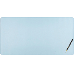 Светло-Синий Коврик для мыши из ПВХ, с замшей, прямоугольные, голубой, 400x800x1.6 мм