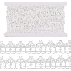 Белый Отделка из полиэстера, с картонной карточкой, белые, 1-3/8 дюйм (36 мм)