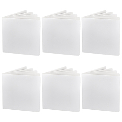 Белый 5 Листы для рисования, эскизов, альбом для эскизов, пустой блокнот, квадратный, белые, 165x165x9.5 мм