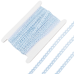 Аква 15 ярдов полиэстеровых кружевных отделок, цветок, вода, 3/8 дюйм (9 мм)