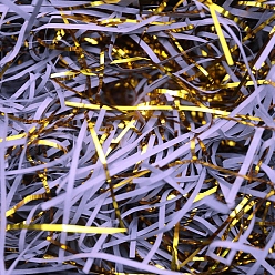 Лиловый Бумажный крошечный наполнитель, для упаковки подарков и наполнения пасхальной корзины, сирень, 2~3 мм, 100 г / мешок