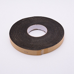 Черный Сильная адгезия, уплотнительная лента, предотвращающая столкновения, чёрные, 25x3 мм, 10 м / рулон