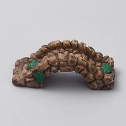 Building Мини-декорации из смолы, аксессуары для кукольного домика, для домашнего офиса настольный, мост, 66x23x26 мм