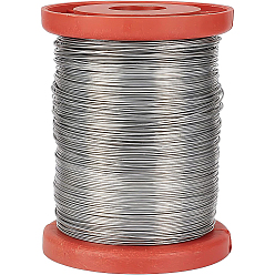 Edelstahl Farbe Edelstahldraht, mit abs spule, Edelstahl Farbe, 24 Messgerät (0.5 mm), 500 g / Rolle
