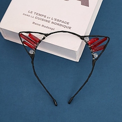 Кварц Резинки для волос из натурального кварца, резинки для волос с кошачьими ушками, для женщин девушек, 160x156x50 мм