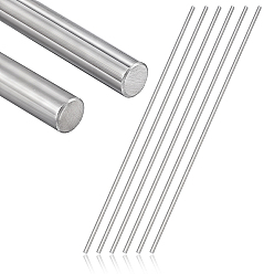 Color de Acero Inoxidable 304 barras redondas de acero inoxidable, color acero inoxidable, 403x6 mm