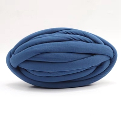 Стально-синий Полиэфирная пряжа, толстая пряжа для ручного вязания пледа, супермягкая гигантская пряжа для вязания руками, объемная пряжа, стальной синий, 20 мм