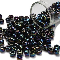 (86) Metallic AB Iris Тохо 3/0 круглые бусины, японский бисер, (86) металлическая ирисовая диафрагма, 5.5 мм, отверстие : 1.9 мм, Около 2700 шт / фунт