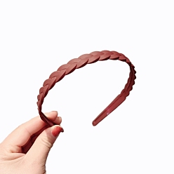 Индийский Красный Пластиковые ленты для волос, аксессуары для волос для женщин и девочек, Индийская красная, 130 мм