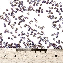 (166CF) Transparent AB Frost Amethyst TOHO Round Seed Beads, Japanese Seed Beads, (166CF) Transparent AB Frost Amethyst, 11/0, 2.2mm, Hole: 0.8mm, about 5555pcs/50g