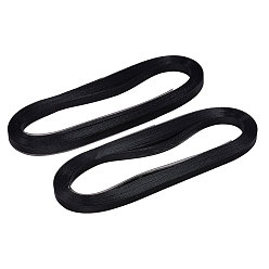 Schwarz Netzband, Kunststoffnetzfaden Kabel, Schwarz, 15 mm, ca. 25 Yards / Bündel