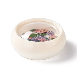 Mixed Color DIY Crystal Epoxy Resin Material Filling, Flower Nail Art Sequins, for Crafts Making, with Disposable Plastic Box, Mixed Color, 5~7x4~7x0.1mm