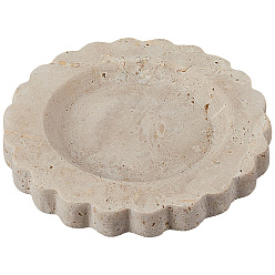 Плоский Круглый Мраморные ювелирные тарелки, плоско-круглые, 137x20 мм, внутренний диаметр: 110 мм