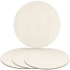 Желтая Старая Ткань  Плоская круглая форма незавершенных кусочков дерева, вырезанные лазером деревянные формы, для поделки роспись орнамент рождественские украшения для дома подвески, старое кружево, 30x0.25 см