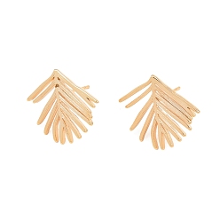 Настоящее золото 18K Изделия из латуни, лист, с петлей, реальный 18 k позолоченный, 18.5x20 мм, отверстие : 1.2 мм, штифты : 0.8 мм