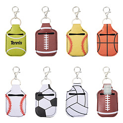 Mixed Shapes 7 шт. 7 стили подвесные украшения из сплава искусственной кожи, для украшения рюкзака, разнообразные, 160 мм, 1 шт / стиль