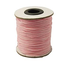 Pink Нейлоновая нить, розовые, 1 мм, около 100 ярдов / рулон (300 футов / рулон)
