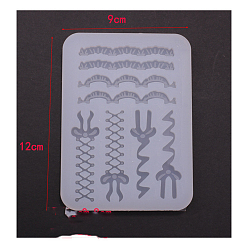 Mixed Patterns Quicksand Molds, Silicone Shaker Molds, for UV Resin, Epoxy Resin Craft Making, Mixed Patterns, 120x90x8mm