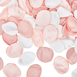 Pink 300шт. полиэстеровые искусственные лепестки роз, для свадебной вечеринки сувениры для украшения дома, розовые, 35x29x0.5 мм