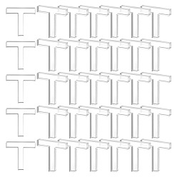 Прозрачный 36шт. акриловые сотовые штифты кровати, удерживать булавки, аксессуары для лазерных граверов и резаков, прозрачные, 2.5x2.5x0.5 см