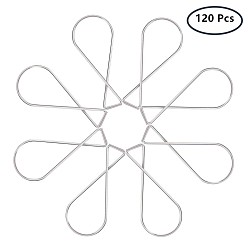 Stainless Steel Color Steel Ceiling Hanging Hooks, Office Display Board Hanger Hook, Stainless Steel Color, 62x27mm