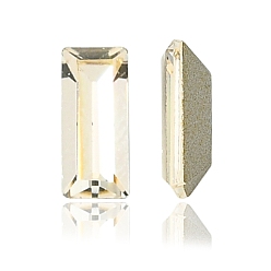 00520 Light Gold Quartz Фантазийные кристаллы preciosa® maxima, чешский хрусталь, 435 26 212 багет, срыв твердой мозговой оболочки, 00520 светло-золотистый кварц, 7x3 мм