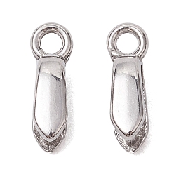 Нержавеющая Сталь Цвет Не тускнеет 304 нержавеющая сталь скобы для колки льда, конус, цвет нержавеющей стали, 11.5x2.8 мм, отверстие : 1.8 мм, штифты : 1 мм