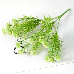 Зелено-Желтый Пластиковое искусственное растение, для свадебного рождественского украшения, домашний декор своими руками, зеленый желтый, 300 мм, цвет: 20 mm в диаметре