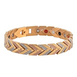 Многоцветный 316 l браслеты из хирургической нержавеющей стали, стрелка, с магнитным, многоцветные, 8-1/2 дюйм (21.5 см)