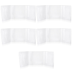 Clear Plastic Mahjong Card Protective Case, Rectangle, Clear, 133x163x1.5mm