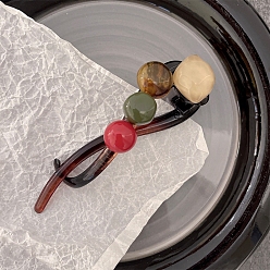 Кокосово-Коричневый Пластиковые заколки для волос типа «банан», кокосового коричневый, 110 мм