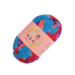 Темно-Голубой Супермягкая полиэфирная пряжа, для ручного вязания толстой нити, глубокое синее небо, 23 мм