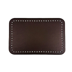 Кокосово-Коричневый Дно сумки крючком из искусственной кожи, прямоугольные, кокосового коричневый, 280x180 мм