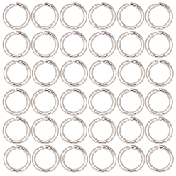 Нержавеющая Сталь Цвет 304 1000шт. открытые соединительные кольца из нержавеющей стали, цвет нержавеющей стали, 18 датчик, 7x1 мм, внутренний диаметр: 4.8 мм