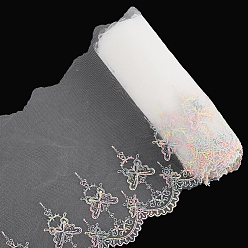 Разноцветный 4.8~5 ярдов полиэстеровых лент для вышивки, бабочка, отделка кружевом, жаккардовая лента, аксессуары для одежды, красочный, 7-1/4 дюйм (184 мм)