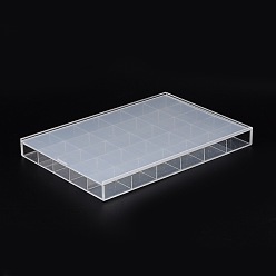 Прозрачный Организатор Box, с 30 отсеков, Около 24 см шириной, 35 см длиной, 3.5 cm, отсеков: 47x57 mm