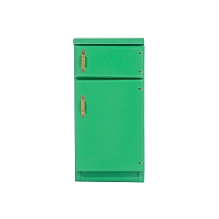 Зеленый лайм Миниатюрные украшения для холодильника из МДФ, аксессуары для кукольного домика с микро-ландшафтом, притворяясь опорными украшениями, зеленый лайм, 60x53x125 мм