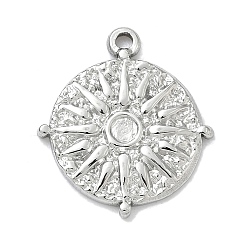 Нержавеющая Сталь Цвет 304 Настройки кабошон из нержавеющей стали кулон, плоско-круглые, цвет нержавеющей стали, 22.5x19.5x2.5 мм, отверстие : 1.8 мм