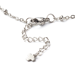 Stainless Steel Color 304 Stainless Steel Satellite Chains Necklace, Stainless Steel Color, 18-1/8(46cm), 3mm