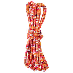 Шоколадный 5 резина с полиэстеровым эластичным шнуром, цвет шоколада, 1/4 дюйм (6 мм), около 5.47 ярдов (5 м) / комплект